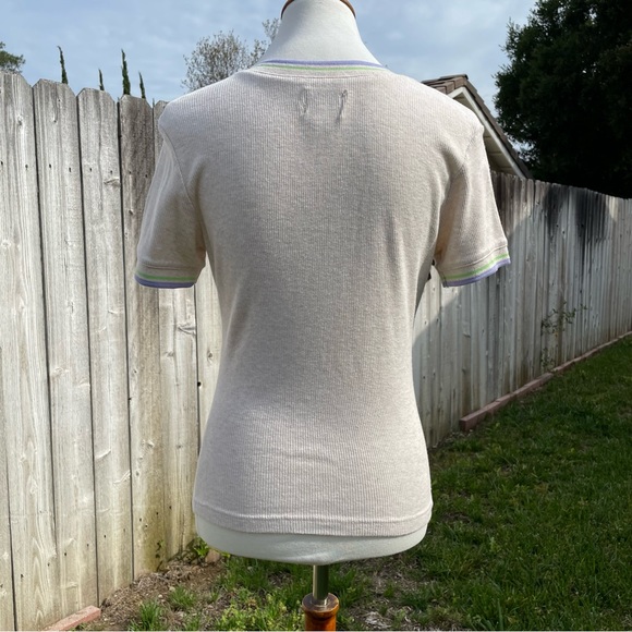 90’s vintage ribbed shirt - Picture 3 of 8